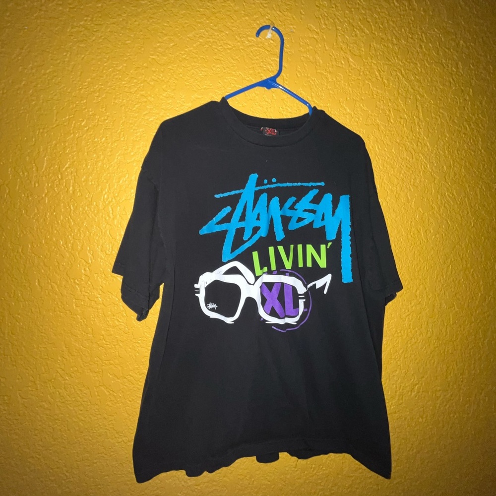 STUSSY - LIVING XL TEE - BLACK/XL
